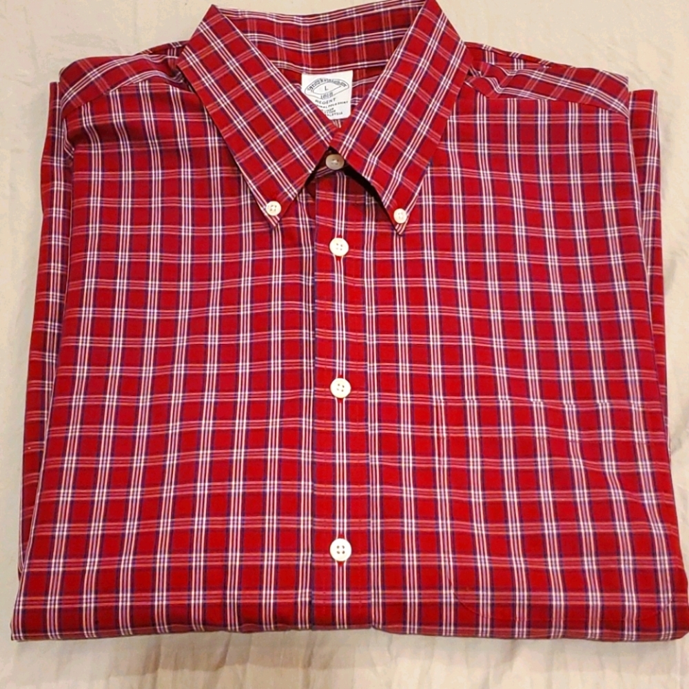 Mens L Brooks Brothers Button Down